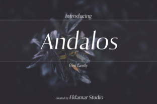 Andolas Font: A Timeless Handmade Typeface for Crafters