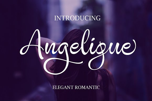 Angelique: A Handwritten Font That Connects — Not Just Letters
