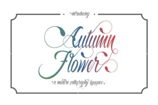 Autumn Flower: A Script Handwritten Font That Elevates Campaign Visuals