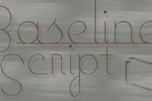 Baseline Script: A Light, Aerodynamic Font for Scroll-Stopping Headlines