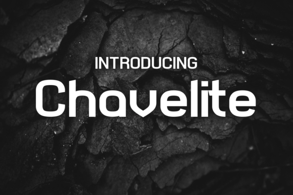 Chavelite: A Modern Display Font for Digital Design
