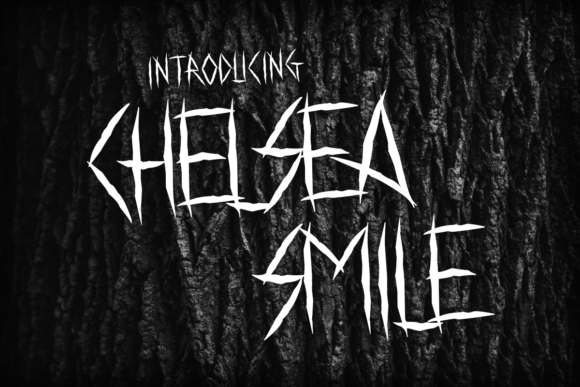 Chelsea Smile: A Scary-Cool Display Font for Bold Brand Moments