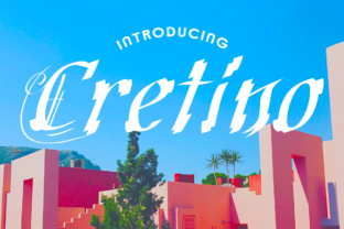 Cretino: A Retro Script Font for Standout Web Headlines