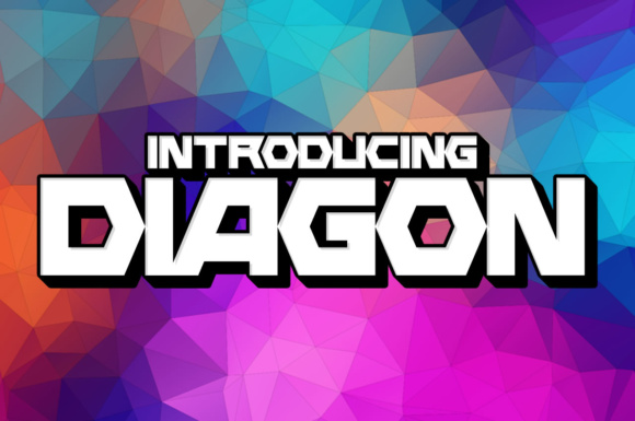 Diagon: A Display Font That Cuts Through the Feed