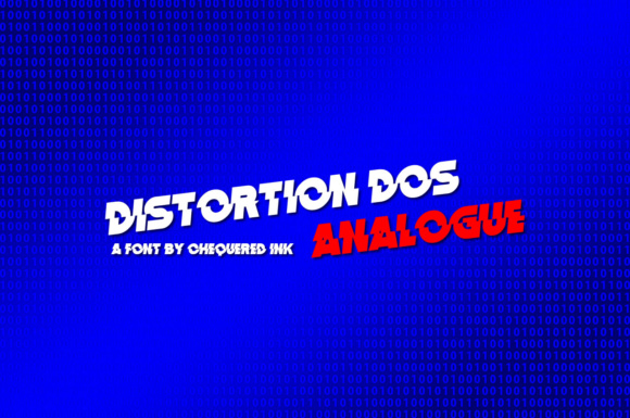Distortion Dos Analogue: A Display Font That Anchors Brand Voice