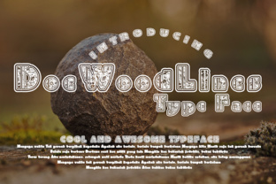 DoeWoodLines: A Decorative Typeface That Elevates Digital Branding
