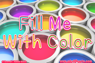 Fill Me with Color: A Playful Script Font for Human-Centered Web Design