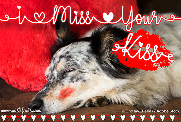I Miss Your Kiss: A Script Handwritten Font for Scroll-Stopping Campaigns