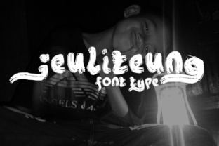 Jeuliteung: A Rough Brush Font That Feels Handmade, Not Hand-Drawn