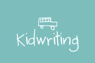 Kidwriting Family: A Warm, Human Script Font for Digital Brands