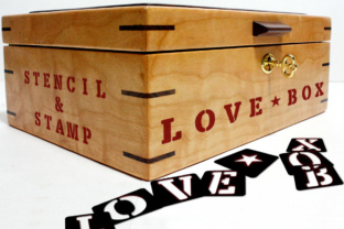 Love Box: A Military-Style Stencil Font That Cuts Through the Feed