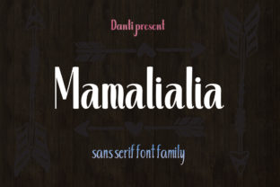 Mamalialia: A Clean Sans Serif Font for Handmade Labels & Printables