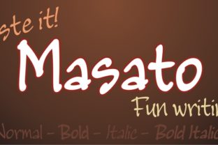Masato Family: A Script Handwritten Typeface for Thoughtful Editorial Design
