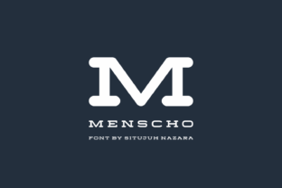 Menscho Serif Font for Handmade Labels & Printables