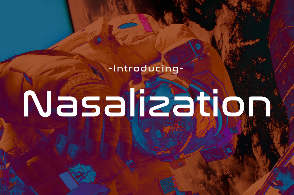 Nasalization: A Space-Aged Display Font for Scroll-Stopping Campaigns