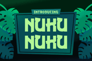 Nuku Nuku: A Playful Display Font for Web Headlines
