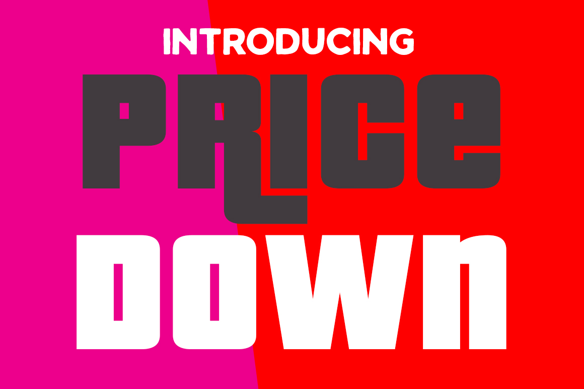 Pricedown: A Bold, Unapologetic Display Font
