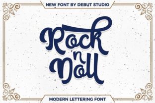 Rock n Doll: A Playful Script Font for Editorial Charm
