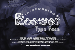 Roewet: A Decorative Typeface for Editorial Impact