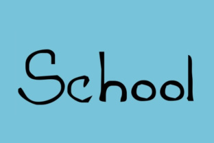 School Font: A Warm, Handwritten Script for Makers