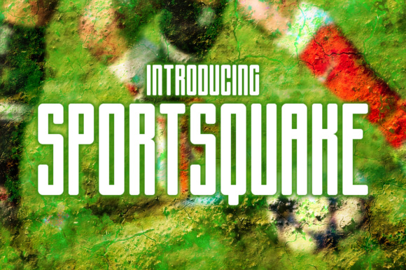 Sportsquake: A Bold Display Font for Standout Branding