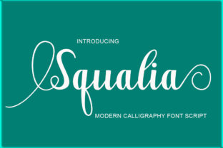 Squalia: A Modern Script Font for Trusted Branding
