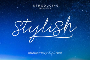 Stylish Script: A Modern Handwritten Font That Feels Like Home
