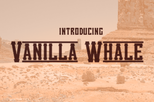 Vanilla Whale: A Free Display Font with Old West Charm